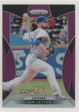 2019 Panini Prizm Purple Prizm Jon Lester #58 08by