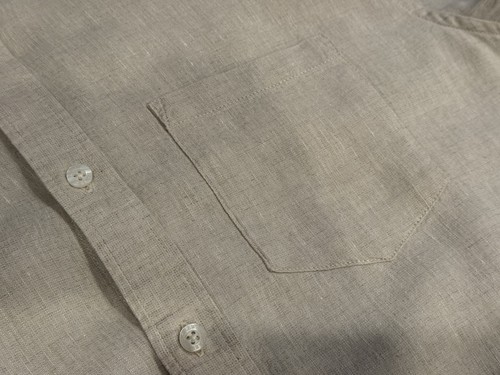 J.Crew Classic Linen-Blend Shirt for Men - Medium - Stone White - Picture 4 of 11