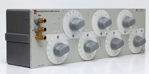 General Radio 1433-H 7-dial Decade Resistor 11,111,110 ohms total 1433H, 0.01% - Picture 2 of 7