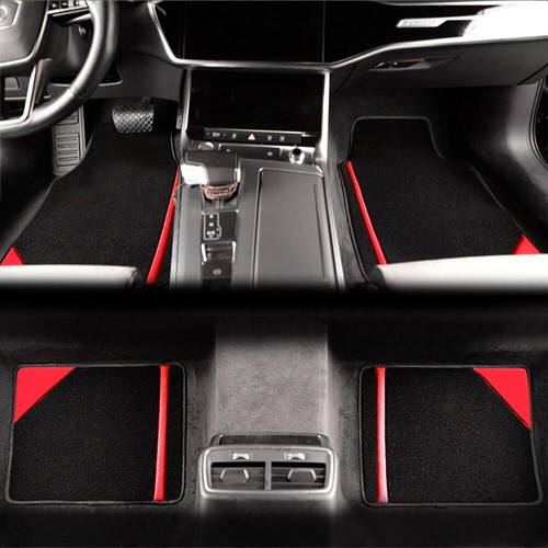 Universal Car Floor Mat Front+Rear Liner Carpet Full Set 4Pcs Type B3 - Bild 10 von 25