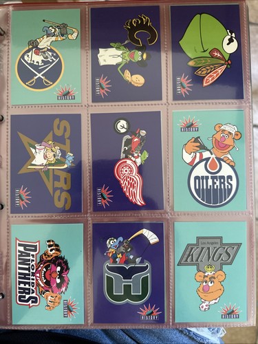 MUPPETS TAKE THE ICE-FULL BASIC 80 CARD SET 1994 JIM HENSON Including P1 P2 P3 - Picture 7 of 9