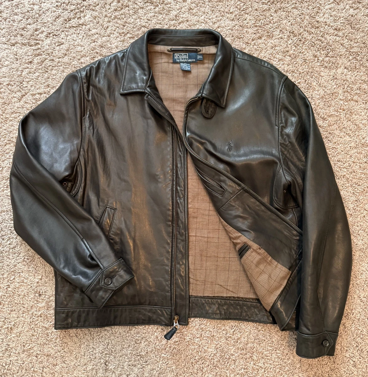 Polo Ralph Lauren Regular Size XL Leather Outer Shell Coats