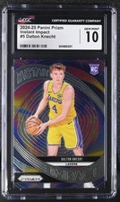 2024-25 Panini Prizm Dalton Knecht #5 Instant Impact Basketball CGC 10
