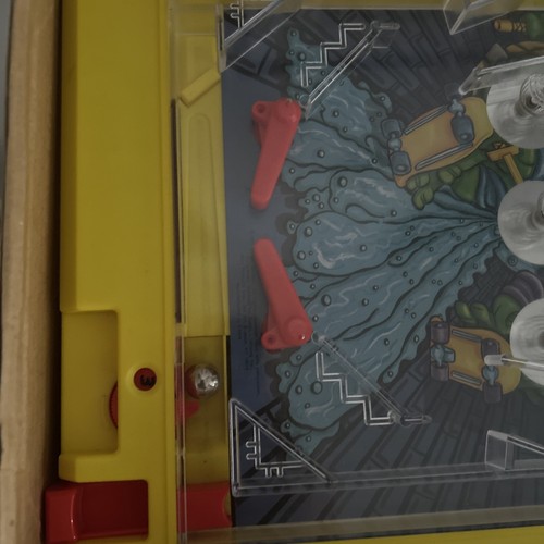 Rare, VTG 1990 Mirage Studios Tmnt Pinball With Original box. Working Light!! - Picture 6 of 9