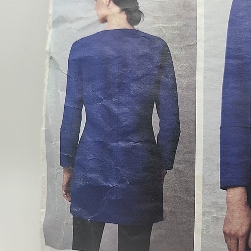 Vogue 1582 Misses Isaac Mizrahi Collarless Jacket Sewing Pattern Size 6-22 Uncut - Picture 3 of 8