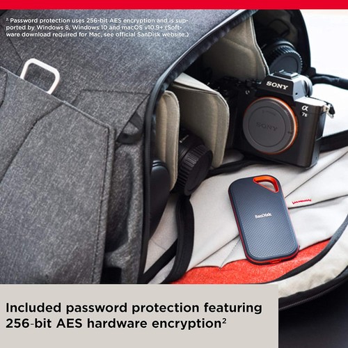 SanDisk Extreme PRO Portable SSD 2 TB (externe SSD, NVMe-SSD-Performance, 2,5 Zo - Afbeelding 2 van 6