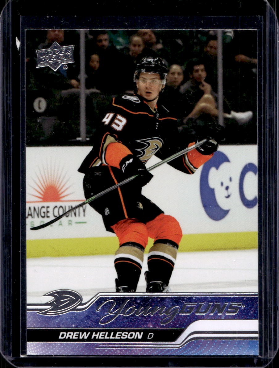 Drew Helleson 2023-24 Upper Deck #220 Young Guns Rookie Qty Available