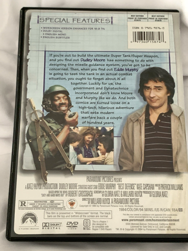 Best Defense (DVD, 2004, Widescreen) Dudley Moore/Eddie Murphy/W/CASE/fast ship/ - Picture 3 of 9