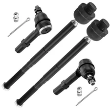 4pc Front Tie Rod Kit for Chevy Silverado 1500 Tahoe Avalanche Suburban GMC Sier
