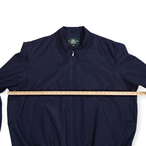 BROOKS BROTHERS Country Club Harrington Jacket Men XXL Full Zip Windbreaker Golf - Picture 11 of 13