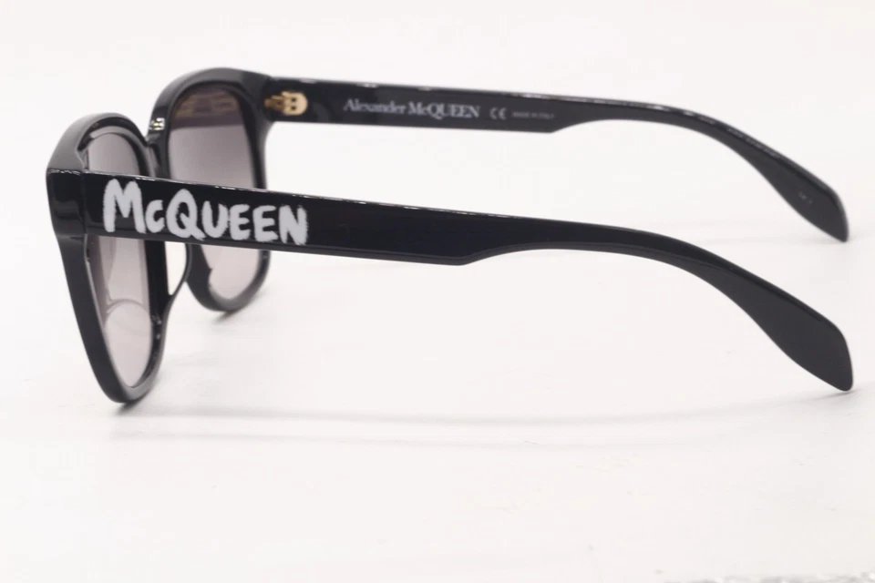 NUEVAS GAFAS DE SOL ALEXANDER MCQUEEN AM0331SK NEGRAS DEGRADADAS AUTÉNTICAS 56-17 Foto 3 de 4