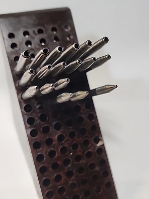 Marshall  B Round Face Hollow Punch Stake watchmaker pick a stake nos