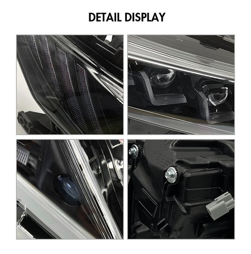 Pair LED Headlights For Toyota Camry 2018-2024 Sequential Turn Signal Head Lamp - Foto 9 di 16
