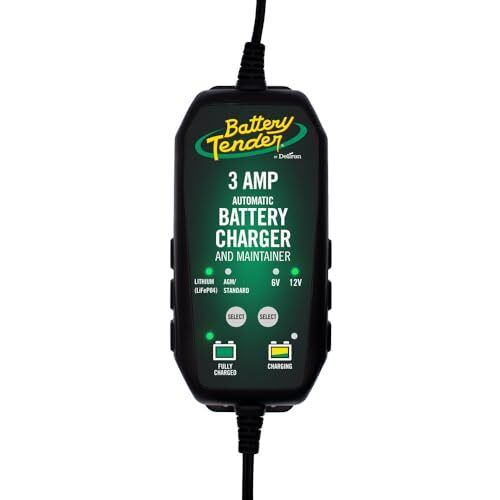3 AMP Battery Charger and Maintainer - Automotive Switchable 12V or 6V Smart - Picture 2 of 8