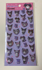 Sanrio kuromi sticker sheet 2000s hello kitty puffy stickers kawaii harajuku b22