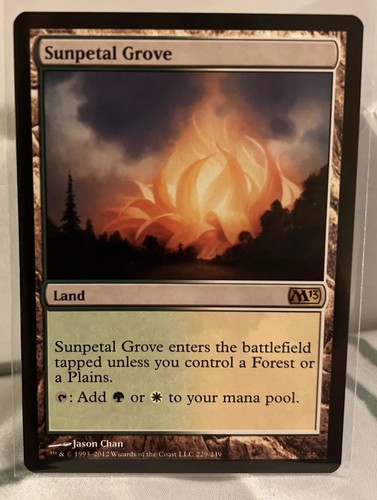 MTG Magic The Gathering Sunpetal Grove *Never Played - Picture 1 of 2
