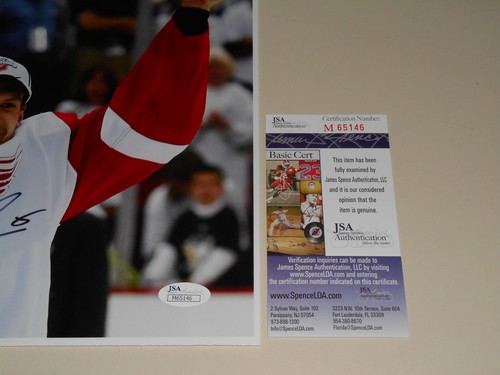 Nicklas Lidstrom Signed 11x14 Photo JSA #M65146 Detroit Red Wings Autograph Nick - Picture 3 of 3