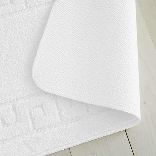 JACQUARD GREEK STYLE BATH MAT PEDESTAL SET NON SLIP TOILET BATHROOM RUGS 2 PIECE - Picture 37 of 157