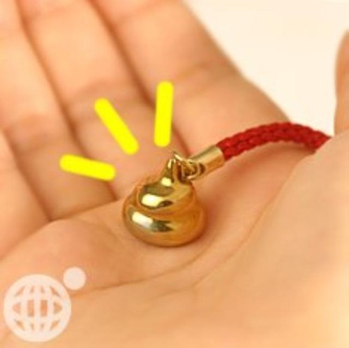 New Golden Poop!? Lucky Excrement Charm Japan - Picture 2 of 7