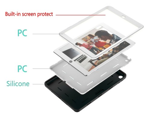 iPad 9th 8th 7th Generation Case10.2" Kids Built-in Screen Protect Silicone Case - 第 85/95 張圖片