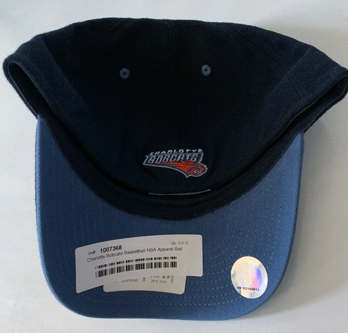 CHARLOTTE BOBCATS NBA Black 2Tone logo Hat L/XL NEW LaMelo Ball Michael Jordan - Picture 3 of 6