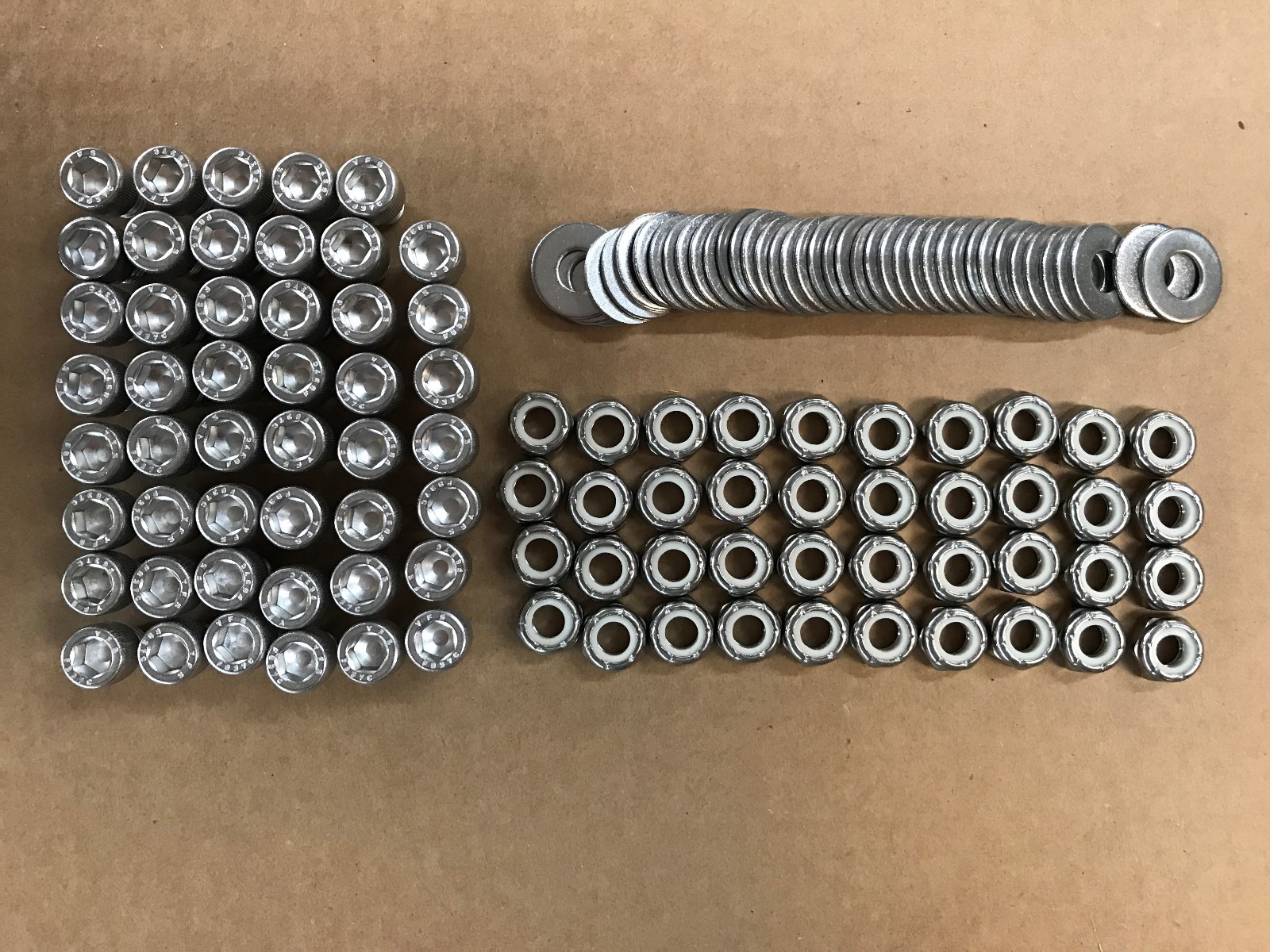 FORTY 40 FENDER FLARE BOLTS POCKET STYLE STAINLESS STEEL INCLUDES NUTS