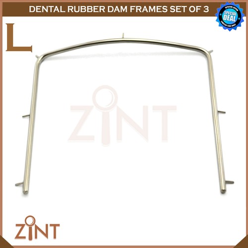Rubber Dam Frames Restoration Endodontic Laboratory Instruments New CE Set Of 3 - Picture 2 of 4