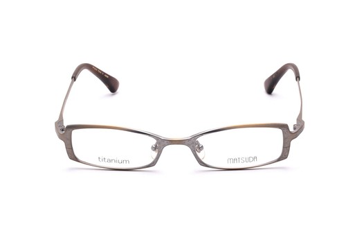Vintage Matsuda Titanium Eyeglasses Frames 10241 in 49-19mm Brown Japan Men's Excellent - Picture 2 of 6