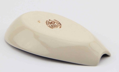 Polish Pottery Spoon Rest 5" x 3.5" – Zaklady Boleslawiec Polish Stoneware - Picture 2 of 3