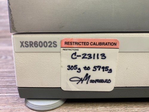 METTLER TOLEDO XSR6002S EXCELLENCE PRECISION TOP LOADING SCALE LAB 6.1Kg X 0.01g - Picture 4 of 16