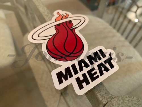 Miami Heat Logo NBA Sticker Decal Vinyl waterproof 2"-18" car tumbler phone - Picture 4 of 9