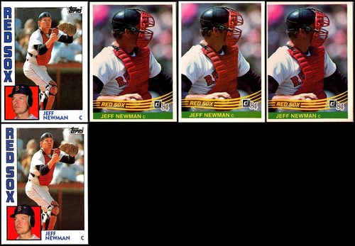 1984 Jeff Newman (5) Card Lot - RARE COLLECTIBLE – OWN A PIECE OF HISTORY!