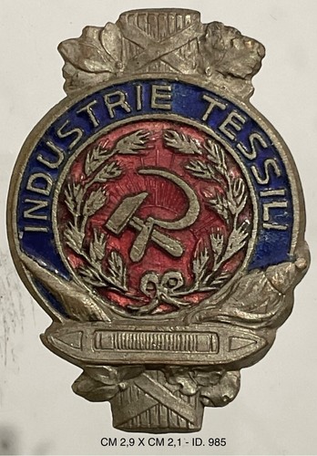 FEDERAZIONE COMUNISTA SINDACATO INDUSTRIE TESSILI DISTINTIVO PARTITO POLITICO - Imagen 7 de 8