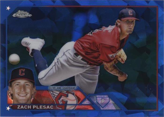 2023 Topps Chrome Sapphire Edition - Zach Plesac #476 - 1 of 1