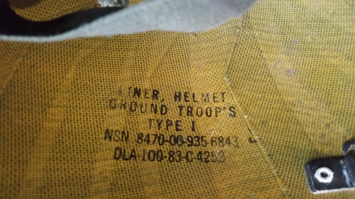 Forro de casco M1 posterior a la guerra de Vietnam con nueva réplica de carcasa de acero, cubierta de camuflaje Woodland - Imagen 11 de 14