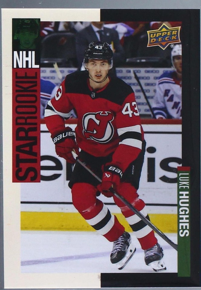 2023-24 Upper Deck UD Rookie Debut - Luke Hughes #SR-18 - 1 of 1