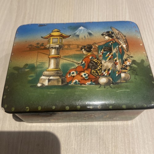 Ancienne Boite Asiatique En Faïence - Imagen 2 de 5