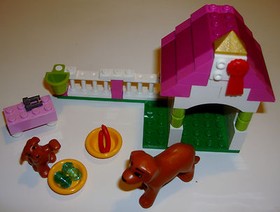 LEGO Belville 7583 Playful Puppy Dog House Set Instructions Retired edition
