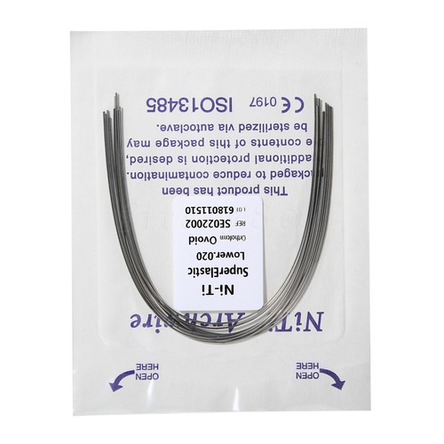 100PCS Dental Orthodontic Round Arch Wire Super Elastic NITI Ovoid Form Sizes US - Picture 66 of 77