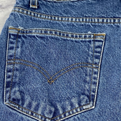 Vintage 1998 Levi's 505 Men's Regular Fit Straight Leg Jeans 34x36 Medium Wash - Picture 15 of 19