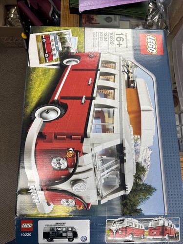 LEGO CREATOR: Volkswagen T1 Camper Van (10220) Open Box All Pieces