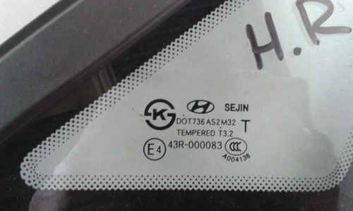 Hyundai I30 '13 CD Benzina Finestrino Posteriore Destro 43R-000083 - Imagen 2 de 3
