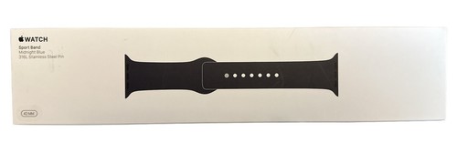 AUTHENTIC Apple Watch Replacement Band Black Sport 42 MM Stainless Steel Pin New - Picture 2 of 5