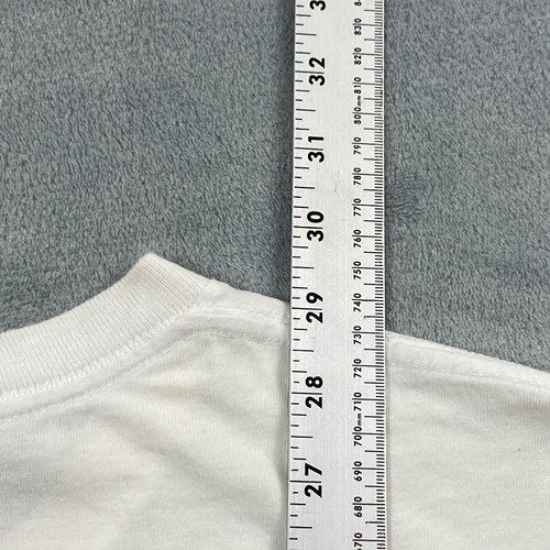 Supreme FW17 SCARFACE SPLIT TEE Men Large White Double-Sided Graphic MOVIE LOGO - Picture 12 of 13