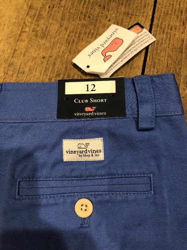 Pantalones Cortos Vineyard Vines Niños Azul Ballena Emb Talla 12 Pantalones Cortos Club $59 Nuevos con Etiquetas - Imagen 8 de 10
