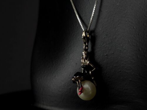 Anhänger Silber 925 Thomas Sabo Perle weiß Dame Emaille 3D - ausgefallen - Bild 3 von 13