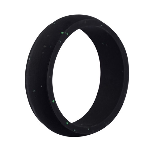 1 pieza anillo de boda de silicona brillante para hombres y mujeres banda joyería talla 4-10 5,7 mm de ancho - Imagen 14 de 18