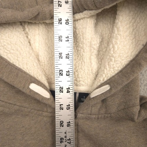 Harley Davidson Hoodie Womens S Brown Sherpa Zip Up Free Spirit Patch - Picture 9 of 14