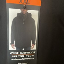Weatherproof Ultra Tech men  s 2XL black full zip jacket