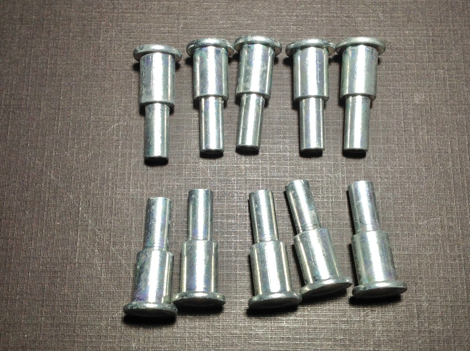 10 NORS 1963-1966 Ford Falcon & Mercury Comet rear quarter window roller rivets